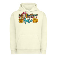 Pigment Pistachio Western Howdy Heifer With Charolais Cow Urban Hoodie - LillyAllenDesigns