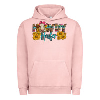 Pigment Salmon Western Howdy Heifer With Charolais Cow Urban Hoodie - LillyAllenDesigns