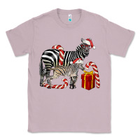 Lilac Christmas Zebra Baby And Mama Classic Tee - LillyAllenDesigns