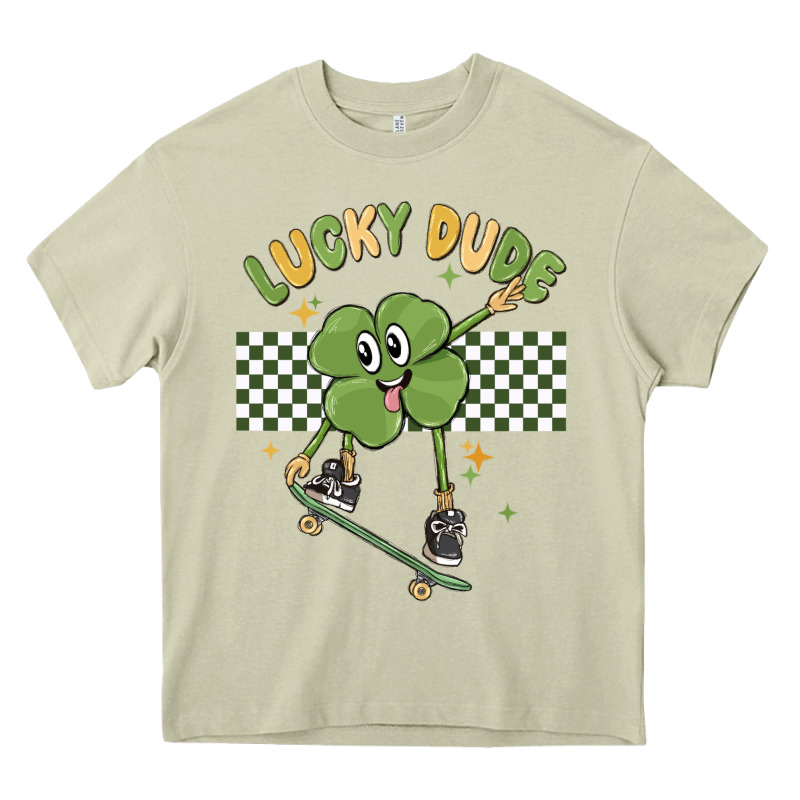 Lucky Dude Heavy Core Tee by MaliasSmallBusiness | Teevron