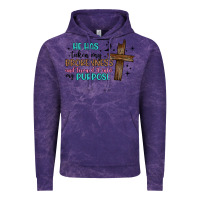 Cloud Purple he has taken my brokenness and turned it into my p Vintage Hoodie - Artiststas