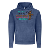 Vintage Denim he has taken my brokenness and turned it into my p Vintage Hoodie - Artiststas