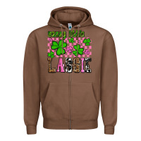 Chestnut St. Patrick's Day Sassy little lassie Zipper Hoodie - OliviaCreatesArt