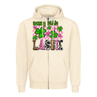 Sandshell St. Patrick's Day Sassy little lassie Zipper Hoodie - OliviaCreatesArt