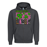 Smoke St. Patrick's Day Sassy little lassie Zipper Hoodie - OliviaCreatesArt