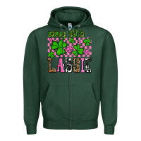 Sports Green St. Patrick's Day Sassy little lassie Zipper Hoodie - OliviaCreatesArt