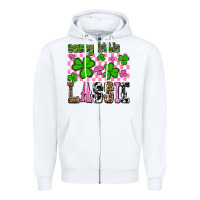 White St. Patrick's Day Sassy little lassie Zipper Hoodie - OliviaCreatesArt