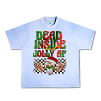 Grape Ice dead inside but jolly af Urban Heavy Tee - BarkalooDesign