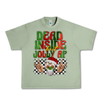 Oil Green dead inside but jolly af Urban Heavy Tee - BarkalooDesign