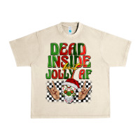 Sandshell dead inside but jolly af Urban Heavy Tee - BarkalooDesign