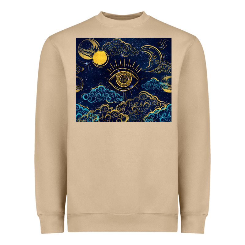 Evil Eye Moon Heavyweight Sweatshirt by TumblerDesignByShophia | Teevron