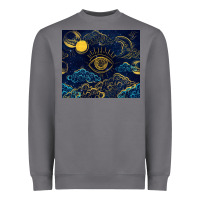 Storm evil eye moon Heavyweight Sweatshirt - TumblerDesignByShophia
