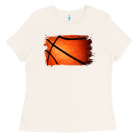 Bone basketball brushstroke Ladies Tee - Jasminsmagicworld