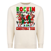 Sandshell Rockin Around The Christmas Tree Premium Sweatshirt - FaDigitalArtStudio