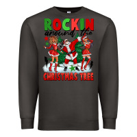 Smoke Rockin Around The Christmas Tree Premium Sweatshirt - FaDigitalArtStudio