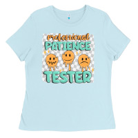 Baby Blue professional patience Ladies Tee - MaliasSmallBusiness