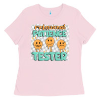 Bubblegum Pink professional patience Ladies Tee - MaliasSmallBusiness