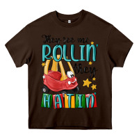 Chocolate Brown they see me rollin' they hatin' Heavy Core Tee - MaliasSmallBusiness