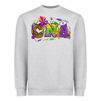 Mardi Gras Cna Nurse Heavyweight Sweatshirt | Teevron