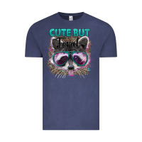 Vintage Denim cute but feral Vintage Tee - Artiststas