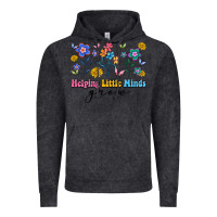 Vintage Black helping little minds grow Vintage Hoodie - Artiststas