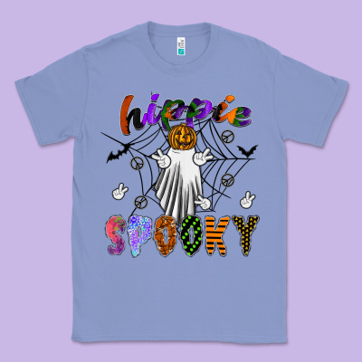 Hippie Spooky Classic Tee Designed By Sublimationcraftshop