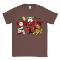Chestnut Counselor Christmas Classic Tee - LillyAllenDesigns