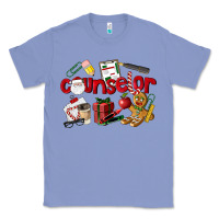 Colony Blue Counselor Christmas Classic Tee - LillyAllenDesigns