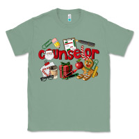 Sage Counselor Christmas Classic Tee - LillyAllenDesigns