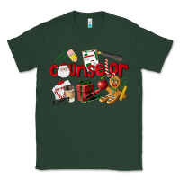 Sports Green Counselor Christmas Classic Tee - LillyAllenDesigns