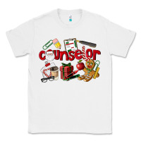 White Counselor Christmas Classic Tee - LillyAllenDesigns