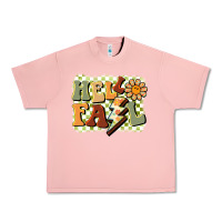 Salmon groovy hello fall Urban Heavy Tee - BarkalooDesign