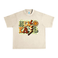 Sandshell groovy hello fall Urban Heavy Tee - BarkalooDesign