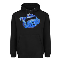 Black Chin Guard Fa Element 1 Heavyweight Hoodie - FaDigitalArtStudio