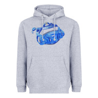 Heather Grey Chin Guard Fa Element 1 Heavyweight Hoodie - FaDigitalArtStudio