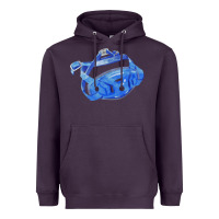 Plum Chin Guard Fa Element 1 Heavyweight Hoodie - FaDigitalArtStudio