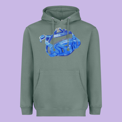 Chin Guard Fa Element 1 Heavyweight Hoodie Designed By Fadigitalartstudio