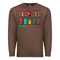 Chestnut battery life of a teacher Premium Sweatshirt - BundleAndBundleShop