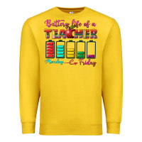Lemon battery life of a teacher Premium Sweatshirt - BundleAndBundleShop