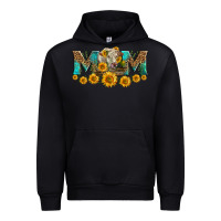 Black charolais cow mom Urban Hoodie - LillyAllenDesigns