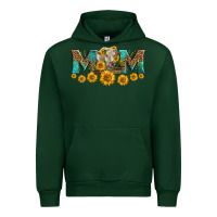 Forest Green charolais cow mom Urban Hoodie - LillyAllenDesigns
