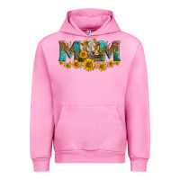 Fuchsia Pink charolais cow mom Urban Hoodie - LillyAllenDesigns