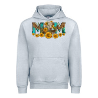Heather Grey charolais cow mom Urban Hoodie - LillyAllenDesigns