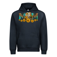 Navy charolais cow mom Urban Hoodie - LillyAllenDesigns