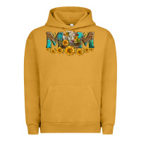 Pigment Peanut Butter charolais cow mom Urban Hoodie - LillyAllenDesigns
