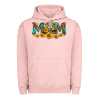Pigment Salmon charolais cow mom Urban Hoodie - LillyAllenDesigns