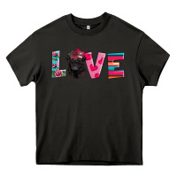 Asphalt belted galloway Heavy Core Tee - AdoDesignShop