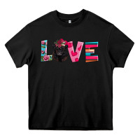 Black belted galloway Heavy Core Tee - AdoDesignShop