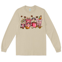 Mushroom cafecito y chisme coffee cups Long Sleeve Tee - texasbilliewilder