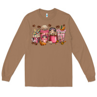 Toasted Coconut cafecito y chisme coffee cups Long Sleeve Tee - texasbilliewilder
